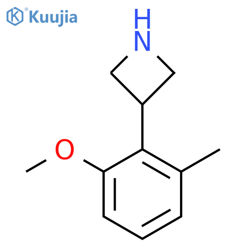 3-(2-methoxy-6-methylphenyl)azetidine structure