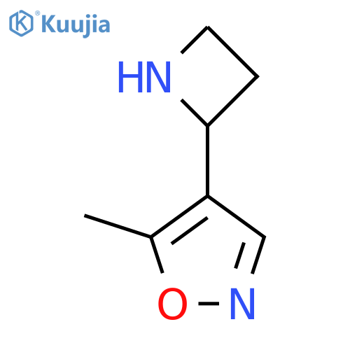 4-(azetidin-2-yl)-5-methyl-1,2-oxazole structure
