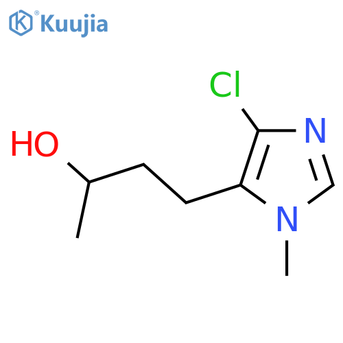 4-(4-chloro-1-methyl-1H-imidazol-5-yl)butan-2-ol structure