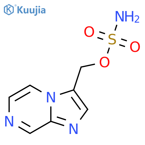 {imidazo1,2-apyrazin-3-yl}methyl sulfamate structure