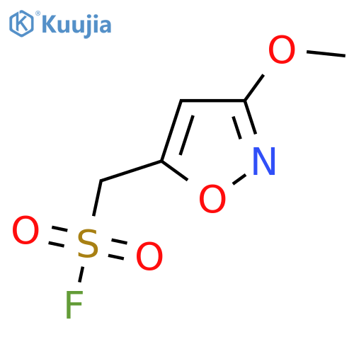 (3-methoxy-1,2-oxazol-5-yl)methanesulfonyl fluoride structure