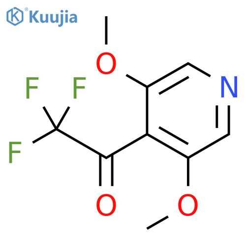 1-(3,5-dimethoxypyridin-4-yl)-2,2,2-trifluoroethan-1-one structure
