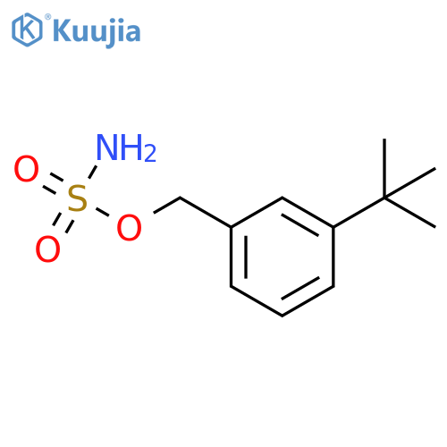 (3-tert-butylphenyl)methyl sulfamate structure