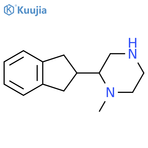 2-(2,3-dihydro-1H-inden-2-yl)-1-methylpiperazine structure
