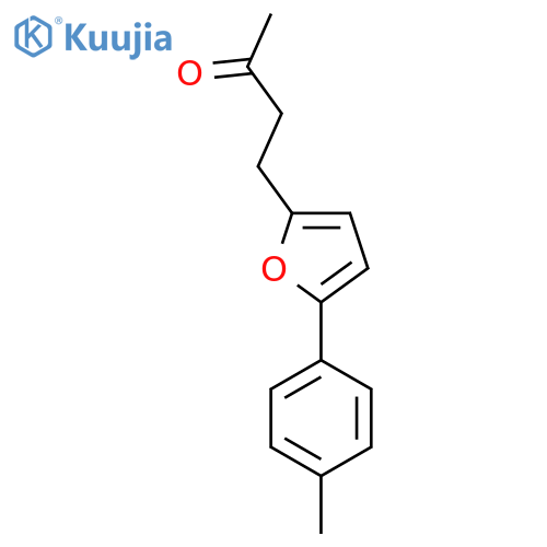 4-5-(4-methylphenyl)furan-2-ylbutan-2-one structure