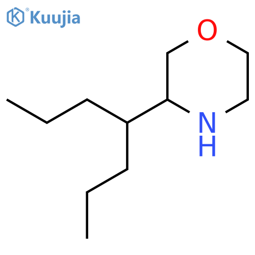 3-(heptan-4-yl)morpholine structure