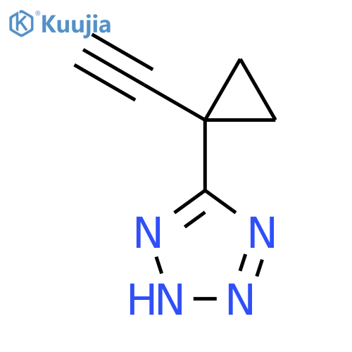 5-(1-ethynylcyclopropyl)-1H-1,2,3,4-tetrazole structure