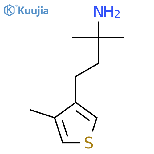 2-methyl-4-(4-methylthiophen-3-yl)butan-2-amine structure