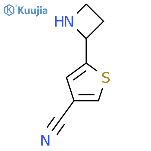 5-(azetidin-2-yl)thiophene-3-carbonitrile structure