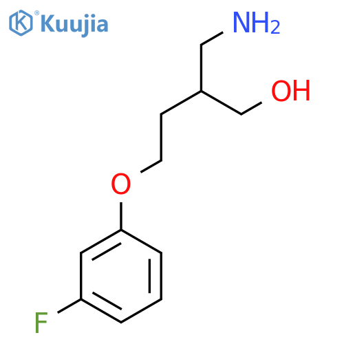 2-(aminomethyl)-4-(3-fluorophenoxy)butan-1-ol structure