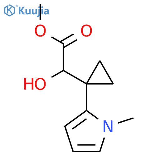 methyl 2-hydroxy-2-1-(1-methyl-1H-pyrrol-2-yl)cyclopropylacetate structure
