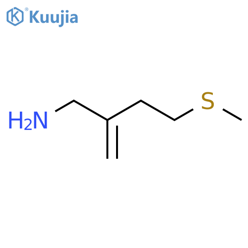 2-(aminomethyl)-4-(methylsulfanyl)but-1-ene structure