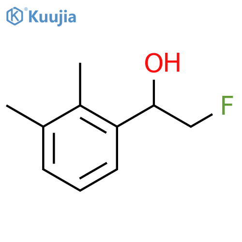 1-(2,3-dimethylphenyl)-2-fluoroethan-1-ol structure