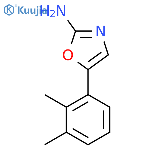 5-(2,3-dimethylphenyl)-1,3-oxazol-2-amine structure
