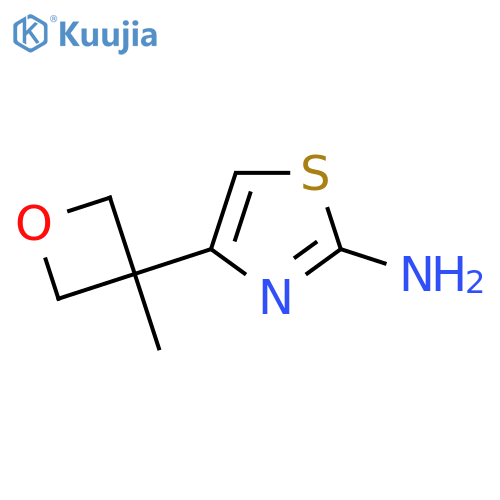 4-(3-methyloxetan-3-yl)-1,3-thiazol-2-amine structure
