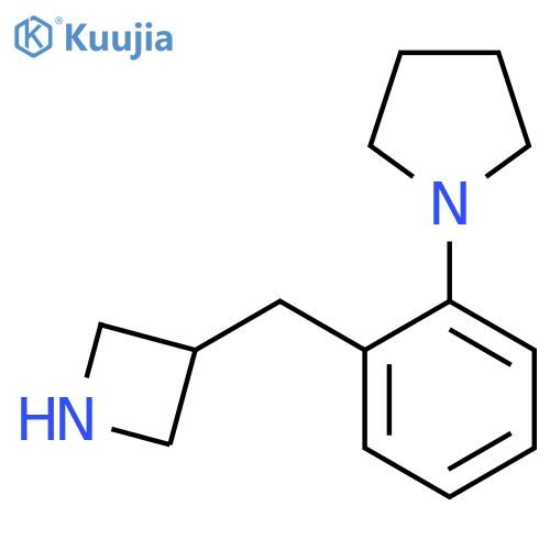 1-{2-(azetidin-3-yl)methylphenyl}pyrrolidine structure