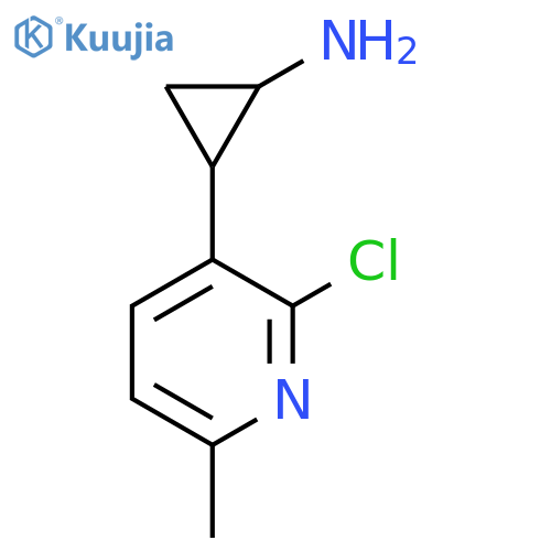 2-(2-chloro-6-methylpyridin-3-yl)cyclopropan-1-amine structure