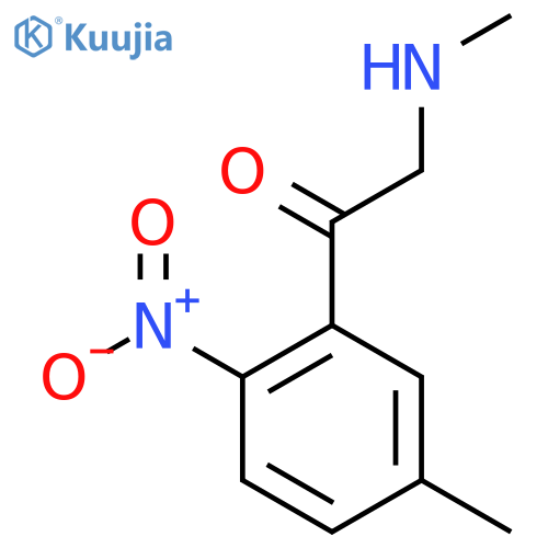 1-(5-methyl-2-nitrophenyl)-2-(methylamino)ethan-1-one structure