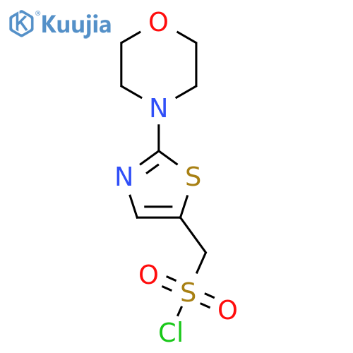 2-(morpholin-4-yl)-1,3-thiazol-5-ylmethanesulfonyl chloride structure