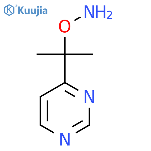 O-2-(pyrimidin-4-yl)propan-2-ylhydroxylamine structure
