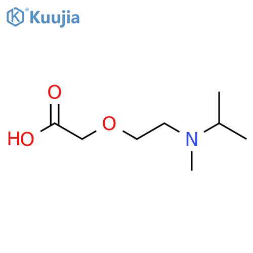 2-{2-methyl(propan-2-yl)aminoethoxy}acetic acid structure