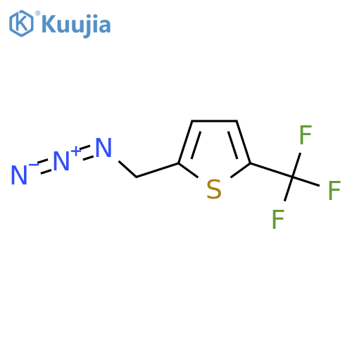 2-(azidomethyl)-5-(trifluoromethyl)thiophene structure