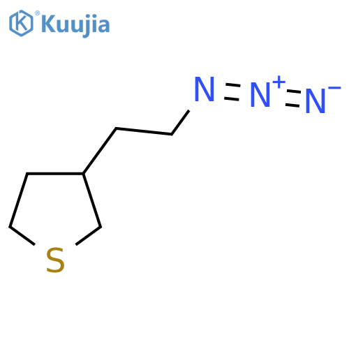 3-(2-azidoethyl)thiolane structure