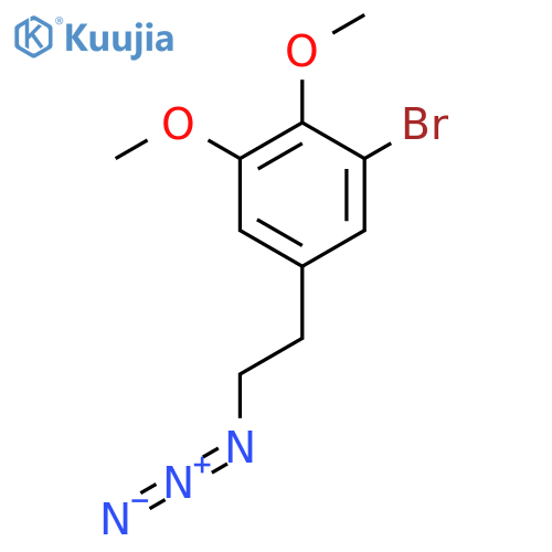 5-(2-azidoethyl)-1-bromo-2,3-dimethoxybenzene structure