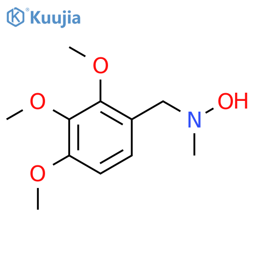 N-methyl-N-(2,3,4-trimethoxyphenyl)methylhydroxylamine structure