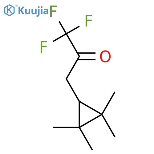 1,1,1-trifluoro-3-(2,2,3,3-tetramethylcyclopropyl)propan-2-one structure
