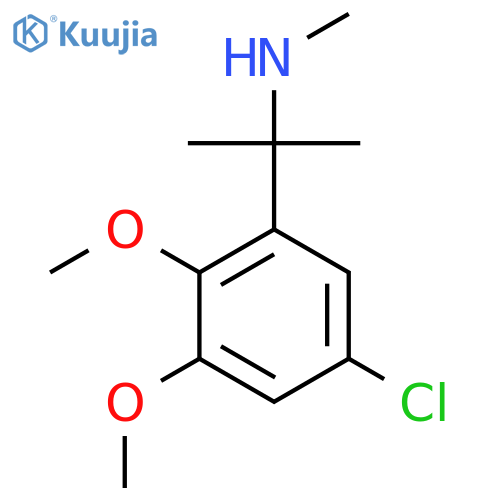 [2-(5-Chloro-2,3-dimethoxyphenyl)propan-2-yl](methyl)amine structure