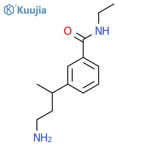 3-(4-aminobutan-2-yl)-N-ethylbenzamide structure