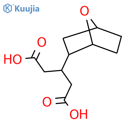 3-{7-oxabicyclo2.2.1heptan-2-yl}pentanedioic acid structure