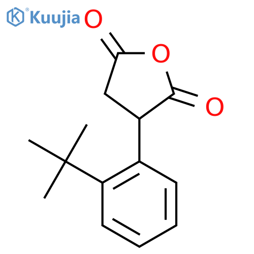 3-(2-tert-butylphenyl)oxolane-2,5-dione structure