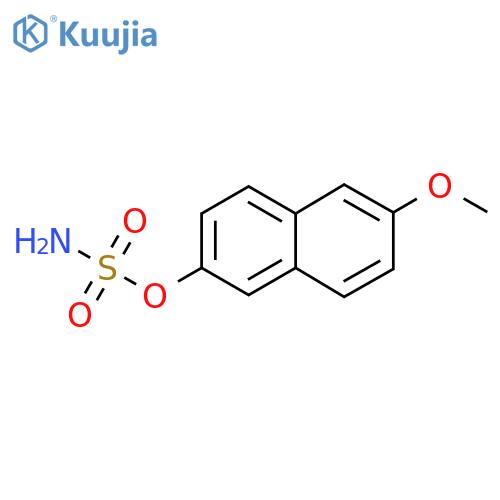 6-methoxynaphthalen-2-yl sulfamate structure