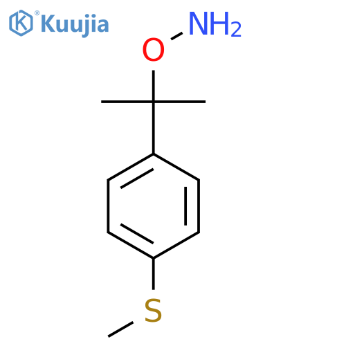 O-{2-4-(methylsulfanyl)phenylpropan-2-yl}hydroxylamine structure
