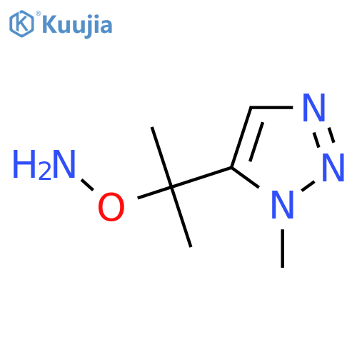 O-2-(1-methyl-1H-1,2,3-triazol-5-yl)propan-2-ylhydroxylamine structure