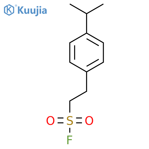 2-4-(propan-2-yl)phenylethane-1-sulfonyl fluoride structure