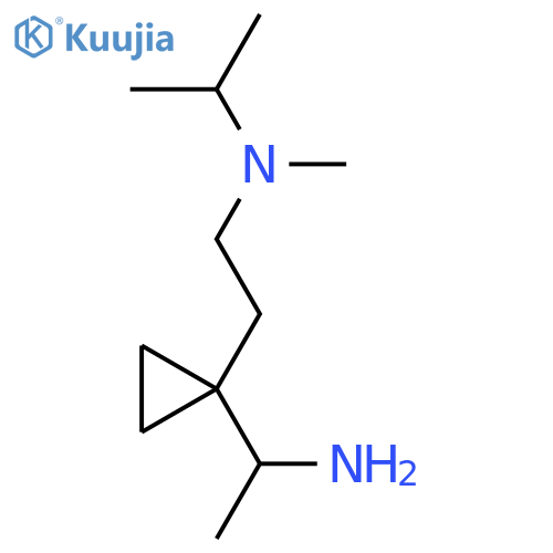 1-(1-{2-methyl(propan-2-yl)aminoethyl}cyclopropyl)ethan-1-amine structure