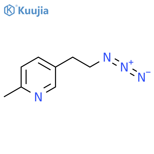 5-(2-azidoethyl)-2-methylpyridine structure