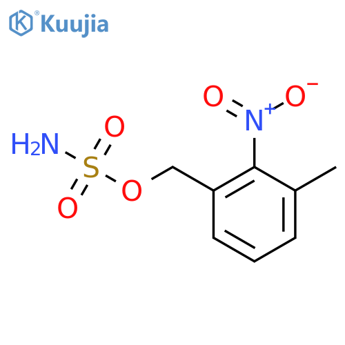 (3-methyl-2-nitrophenyl)methyl sulfamate structure