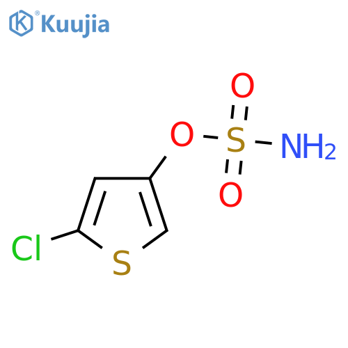 5-chlorothiophen-3-yl sulfamate structure