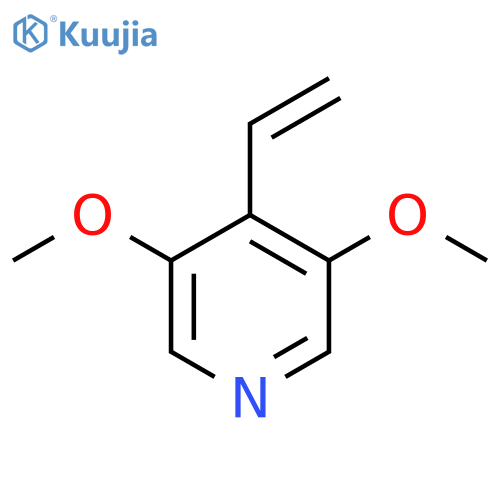 4-ethenyl-3,5-dimethoxypyridine structure