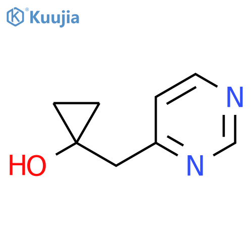 1-(pyrimidin-4-yl)methylcyclopropan-1-ol structure