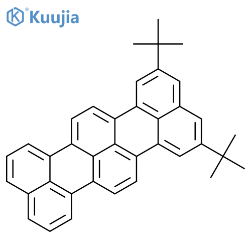 Tribenzo[de,kl,rst]pentaphene, 2,5-bis(1,1-dimethylethyl)- structure