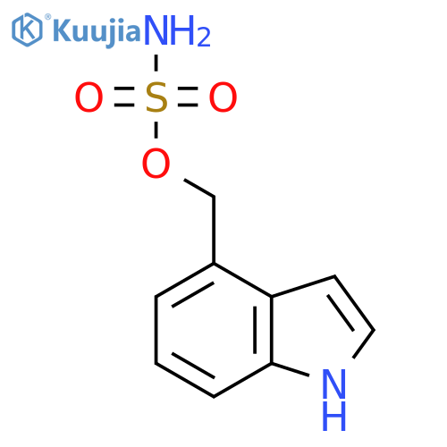 (1H-indol-4-yl)methyl sulfamate structure