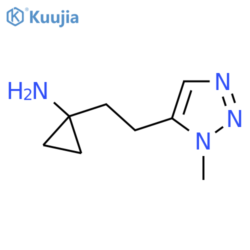 1-2-(1-methyl-1H-1,2,3-triazol-5-yl)ethylcyclopropan-1-amine structure