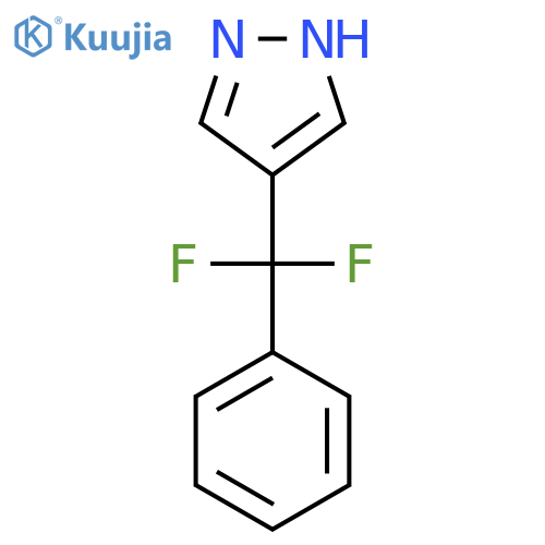 4-difluoro(phenyl)methyl-1H-pyrazole structure
