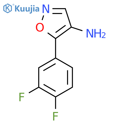 5-(3,4-Difluorophenyl)-1,2-oxazol-4-amine structure