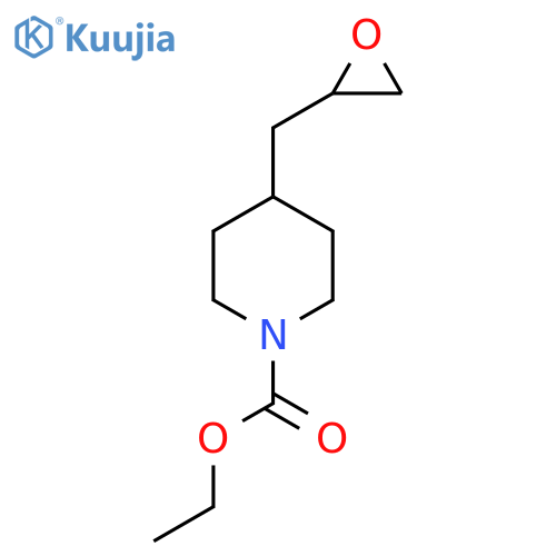 ethyl 4-(oxiran-2-yl)methylpiperidine-1-carboxylate structure